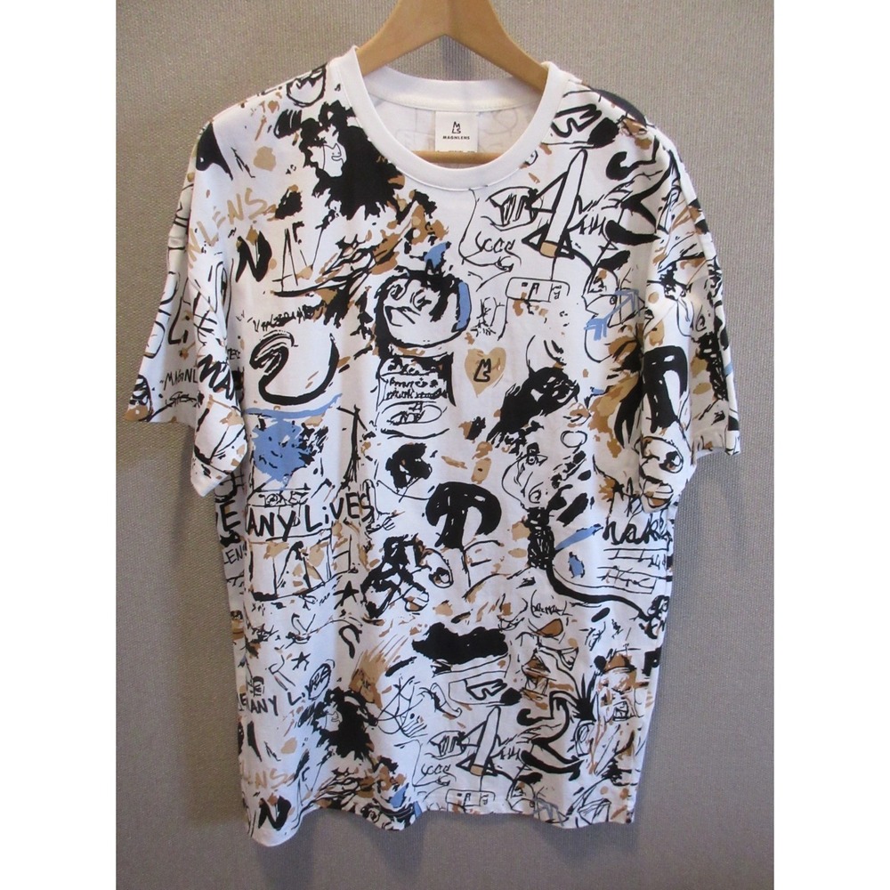 Magnlens Oversize Retro Hip Hop Graffiti T Shirt Size Medium NWOT